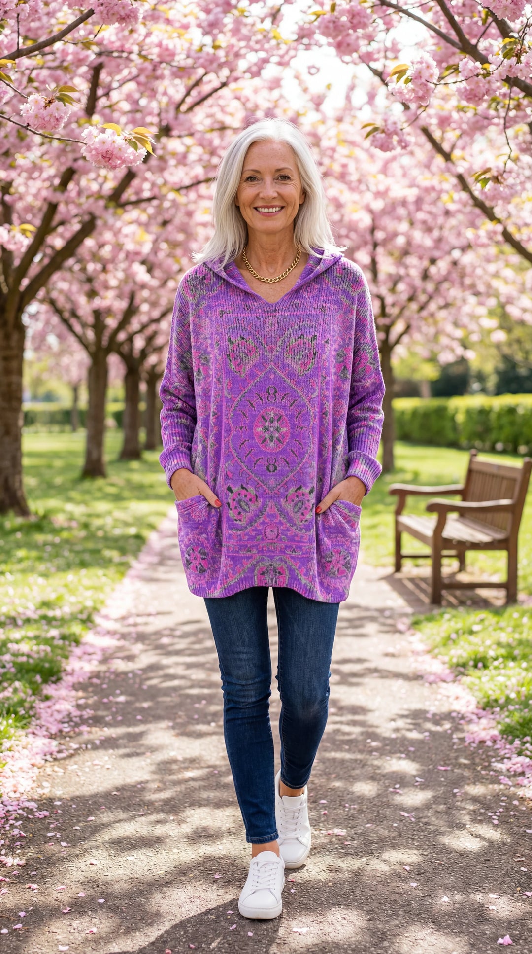 Seraphina | Retro Hooded Knit