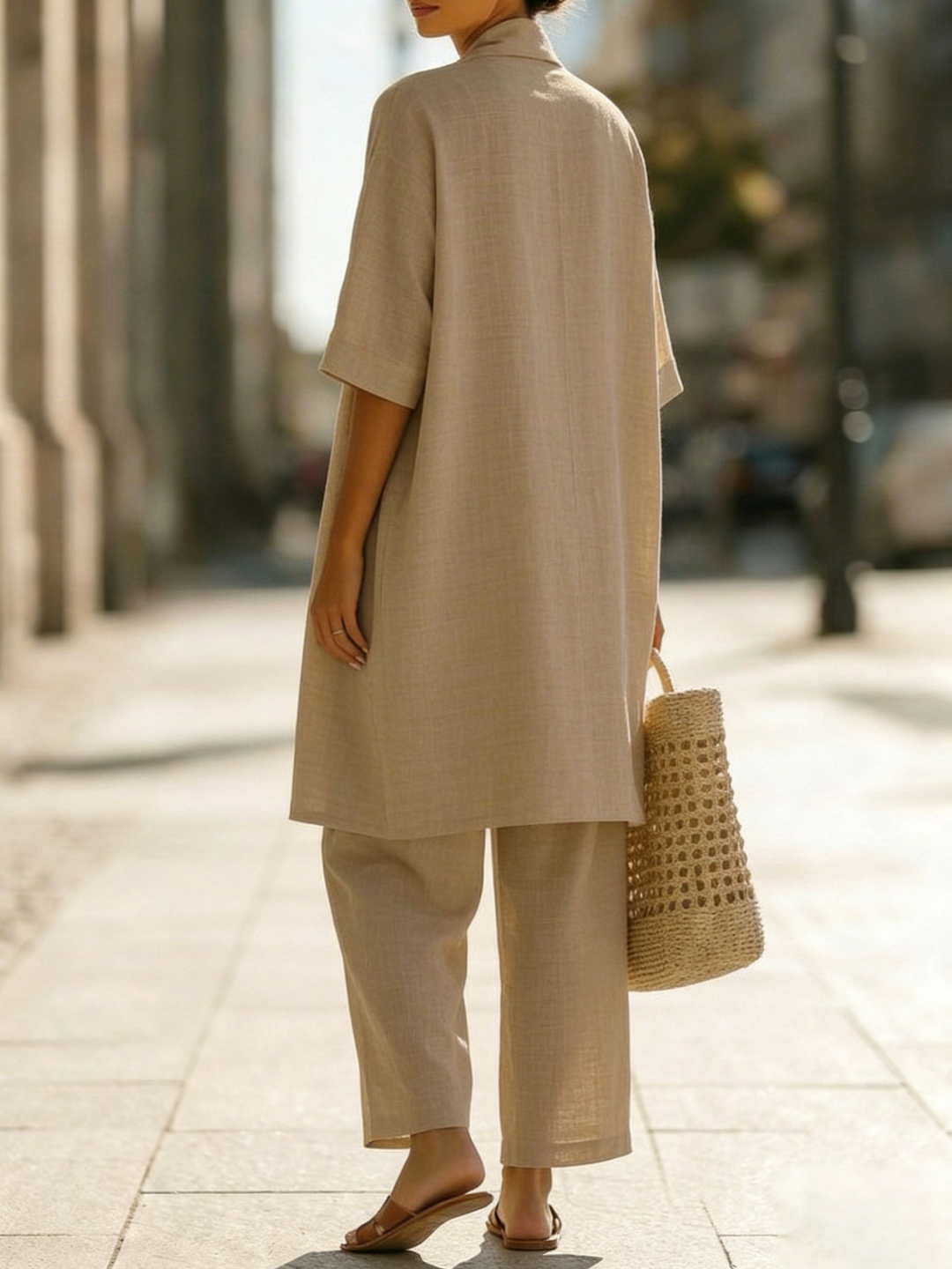 Mirelle | Comfortable Cotton Three-Piece Set