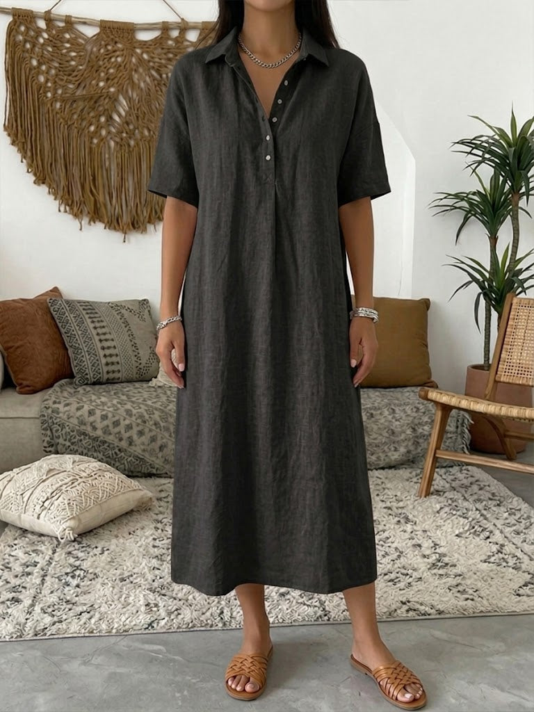 Lioré | Lightweight Polo Midi Dress