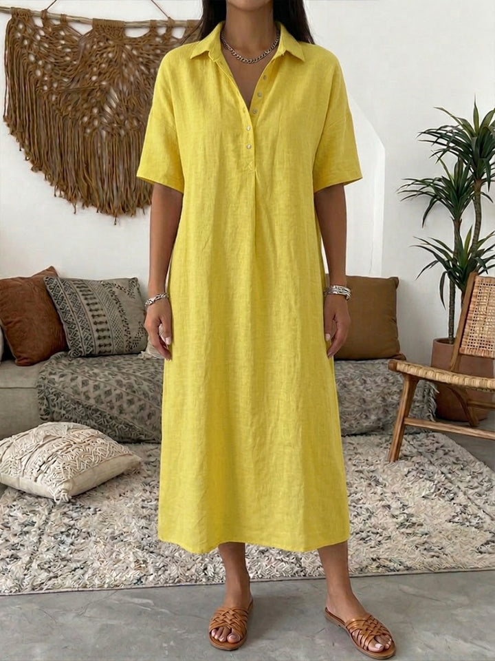 Lioré | Lightweight Polo Midi Dress