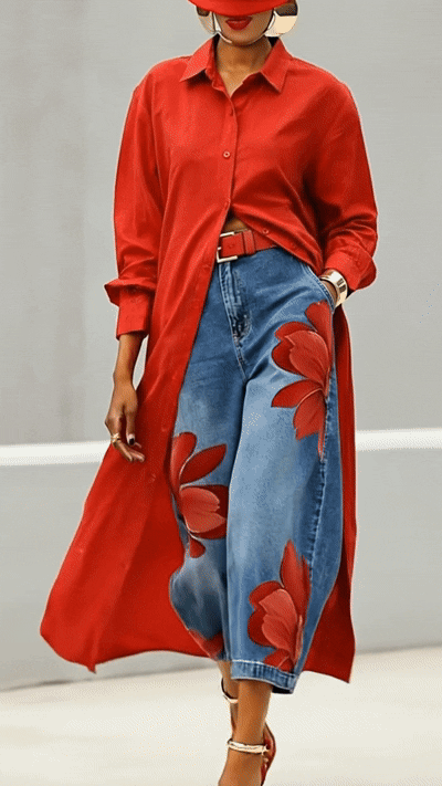 Valeria | Elegant Cotton Linen Midi Dress