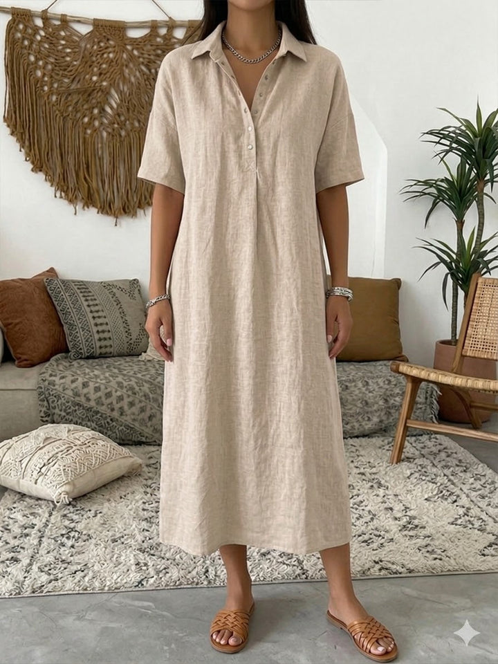 Lioré | Lightweight Polo Midi Dress