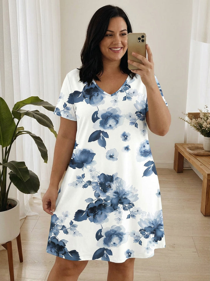 Colette | Printed Bloom Dress