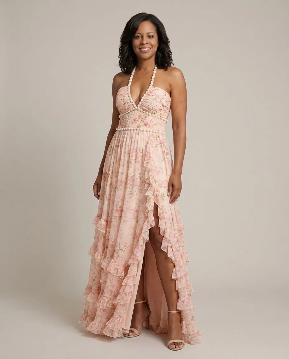 Jordyn | Elegant Dress — Pink