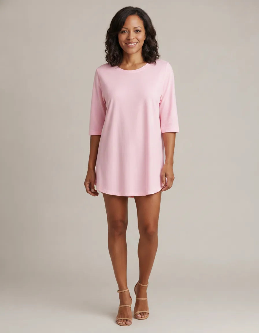 Emily Ashcroft | Lightweight Essential Tee — Pink