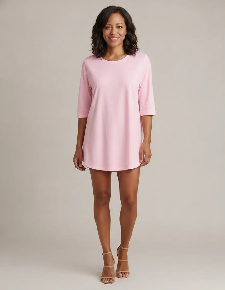 Emily Ashcroft | Lightweight Essential Tee — Pink
