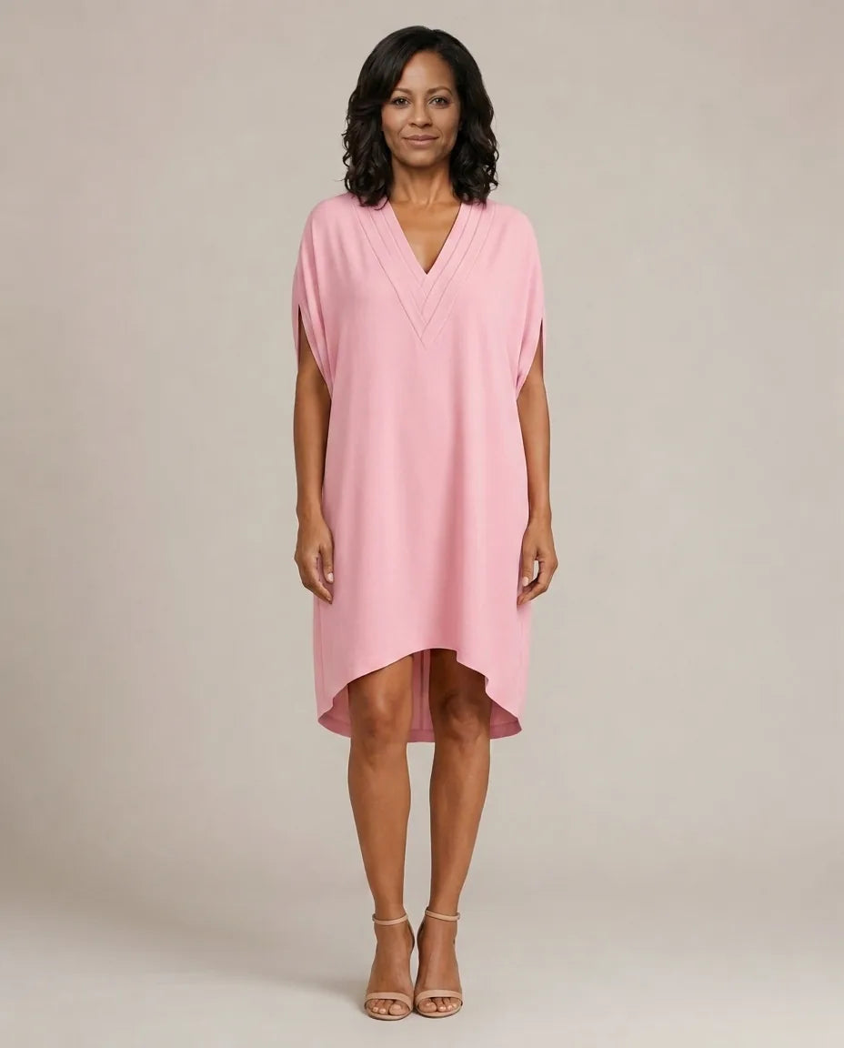 Selira | Effortless Slimming Dress — Pink
