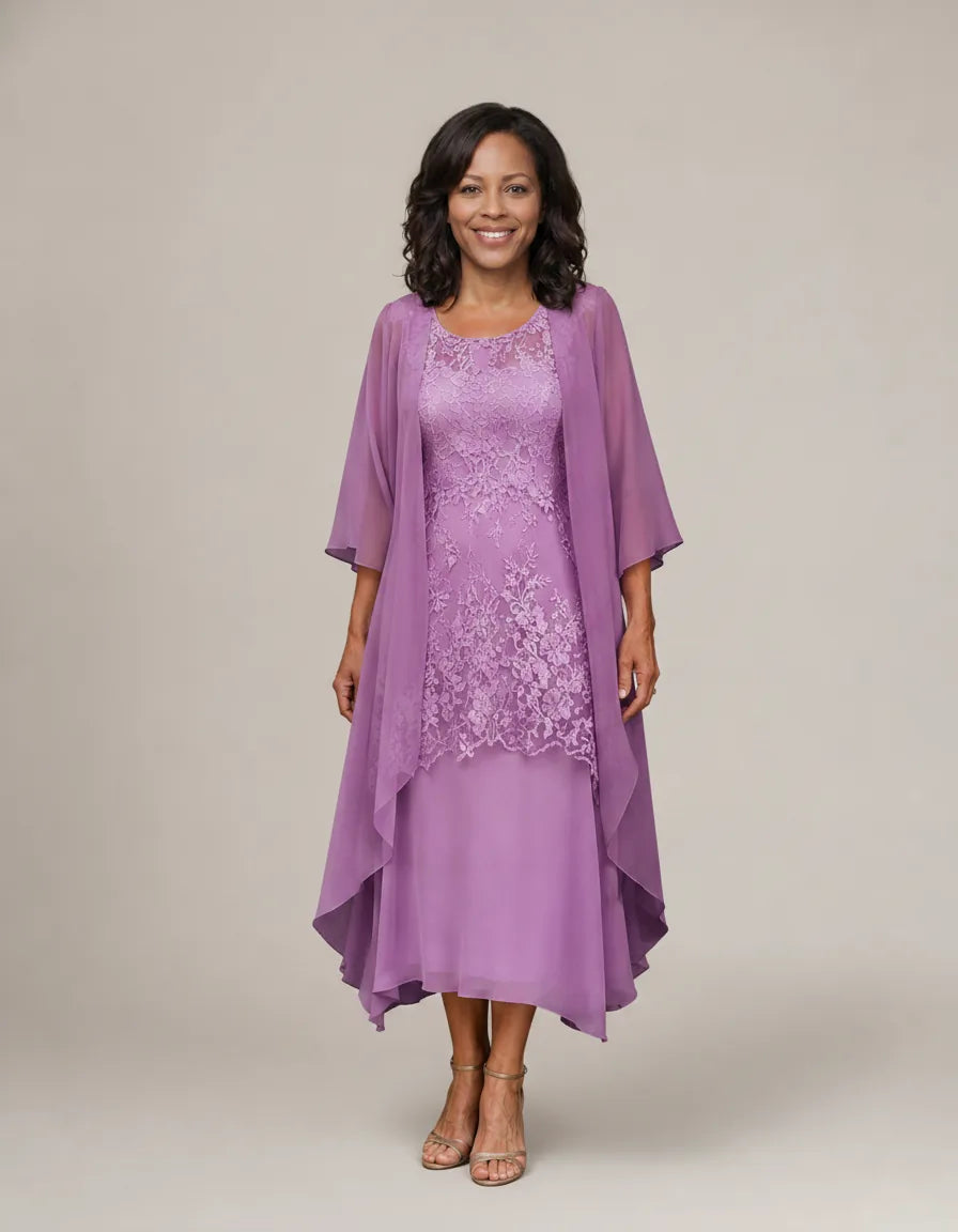 Penliah | Elegant Dress — Purple