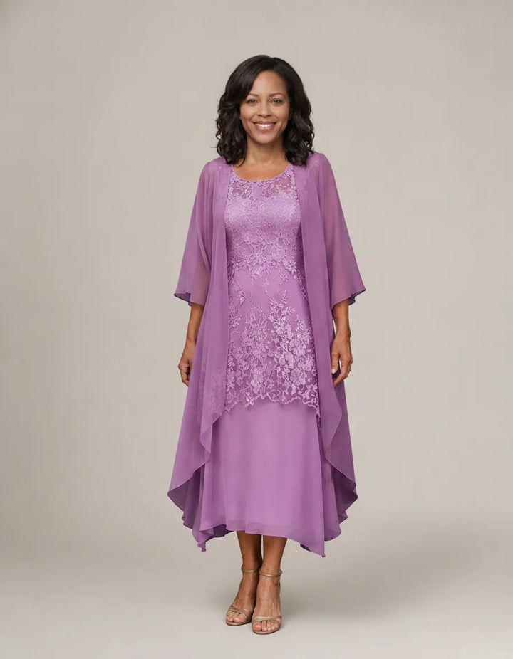Penliah | Elegant Dress — Purple