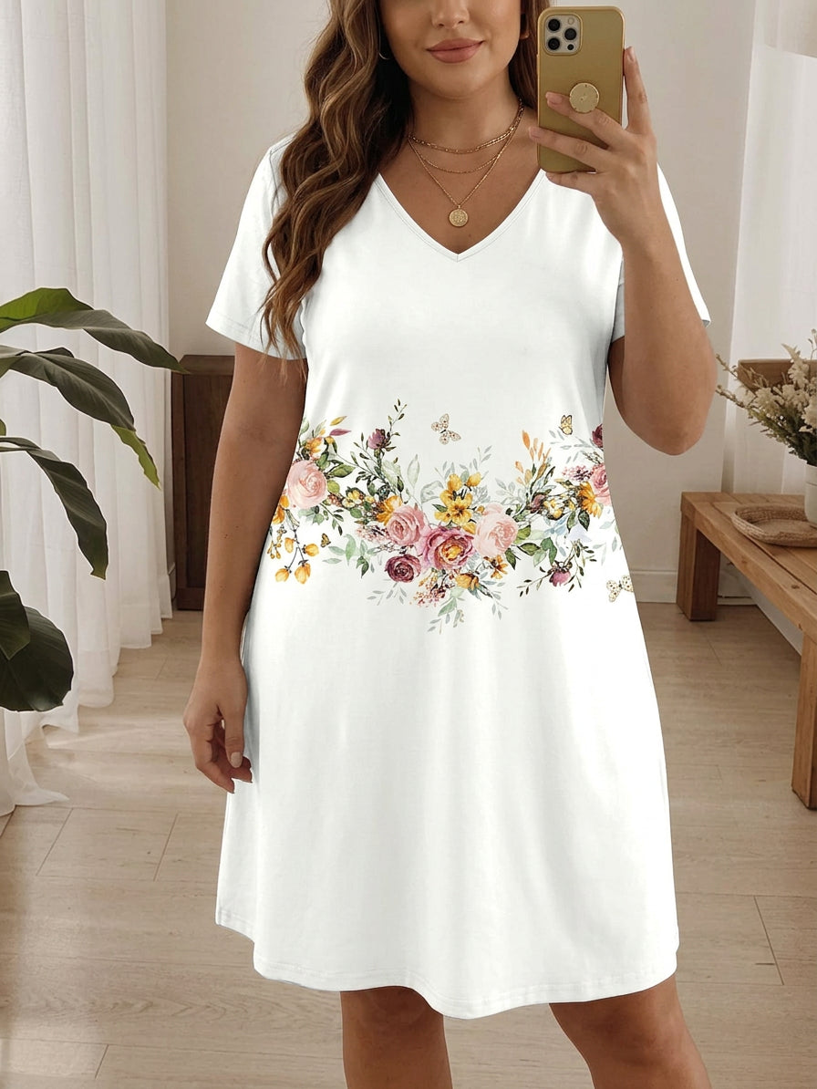 Colette | Printed Bloom Dress