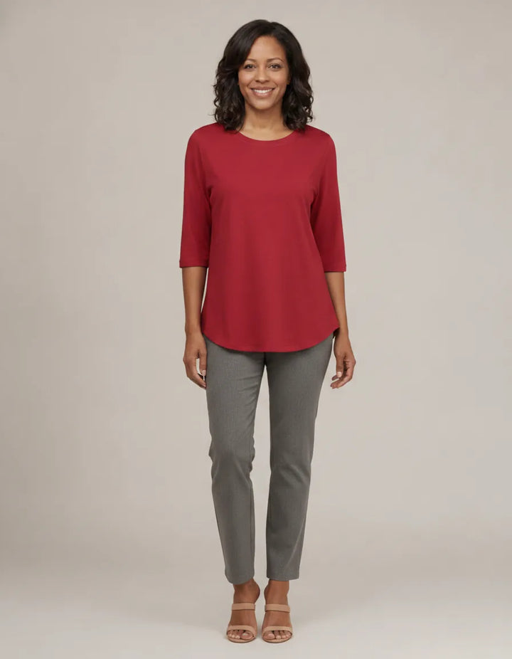 Emily Ashcroft | Lightweight Essential Tee — Red