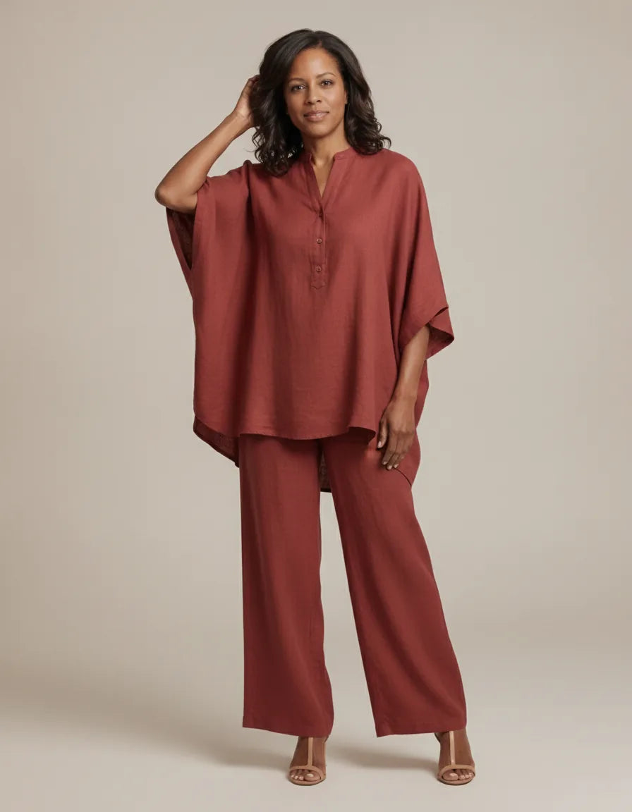 Meet Mariel, the two-piece set that defines effortless elegance and all-day ease. — Red
