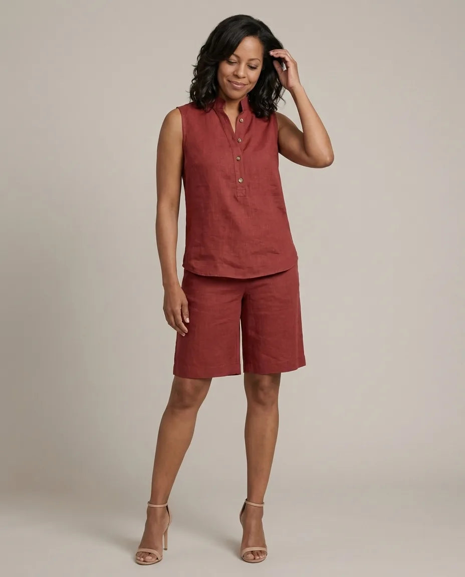 Experience the beautiful harmony of comfort and elegance with the Mariel set. — Red