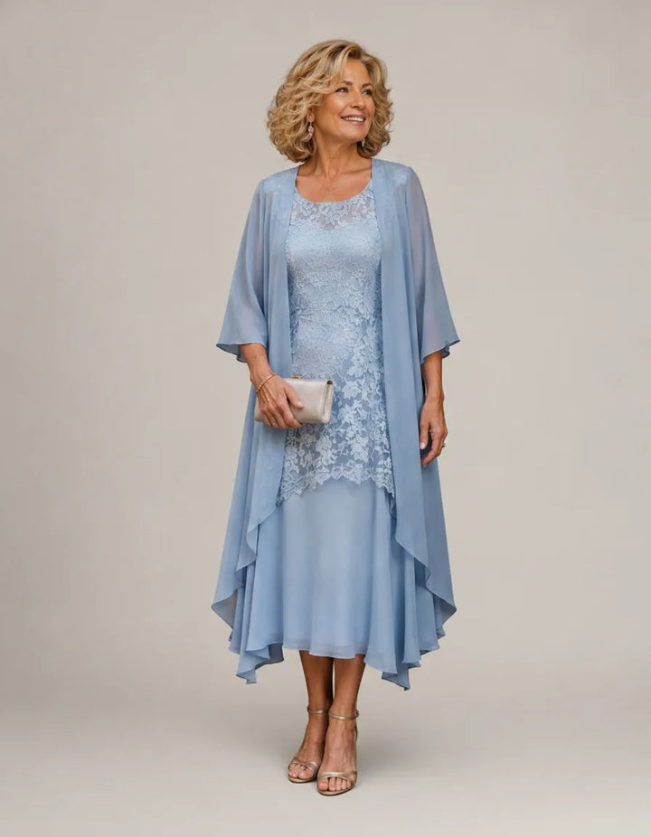 Penliah | Elegant Dress — Sky Blue