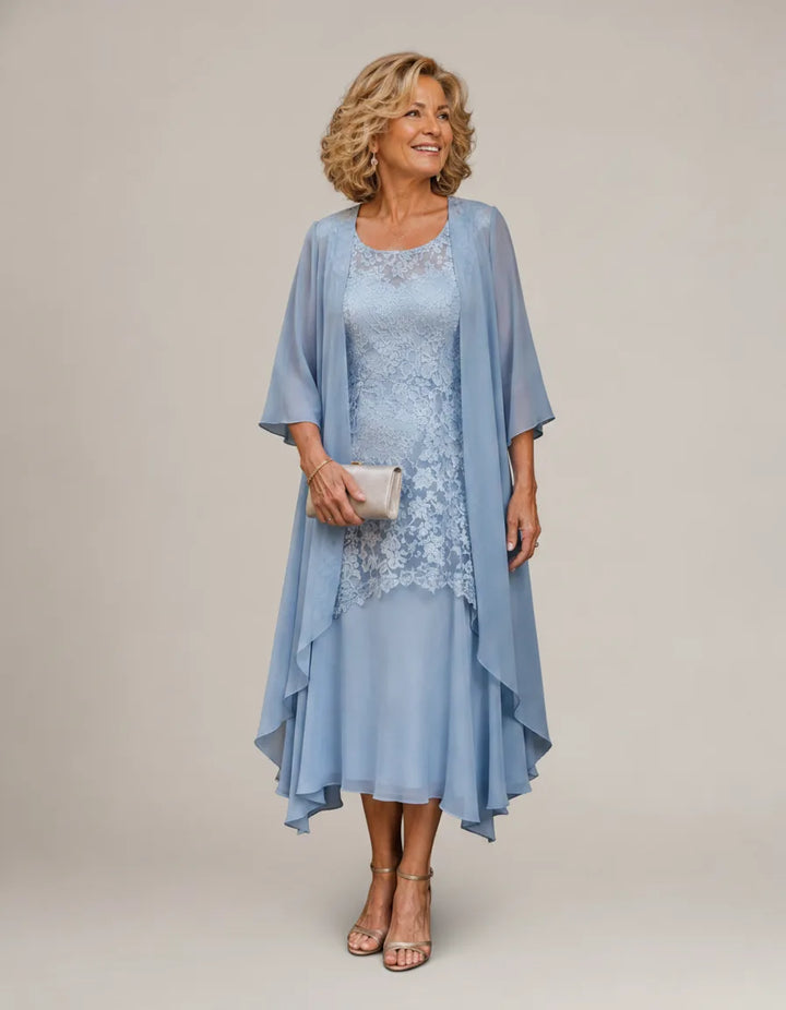 Penliah | Elegant Dress — Sky Blue