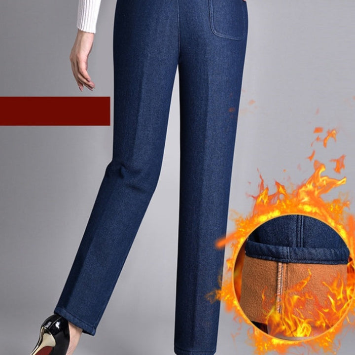 Lisa - Elastic Waist Mother Jeans