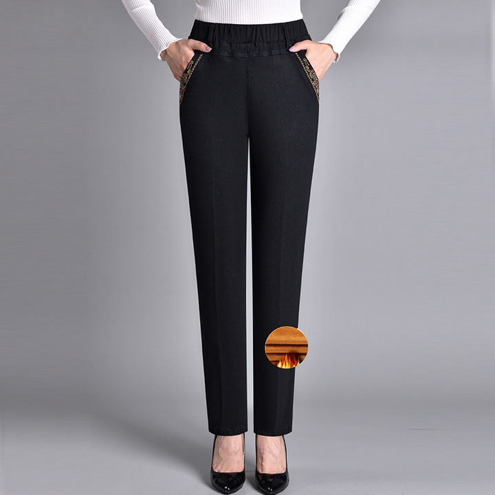Lisa - Elastic Waist Mother Jeans