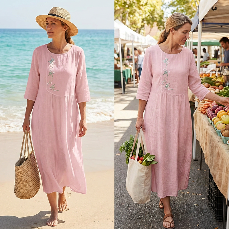 Mila | Round-neck dress