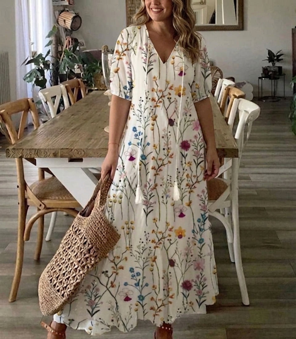 Rosalind | Boho Tummy Coverage Dress