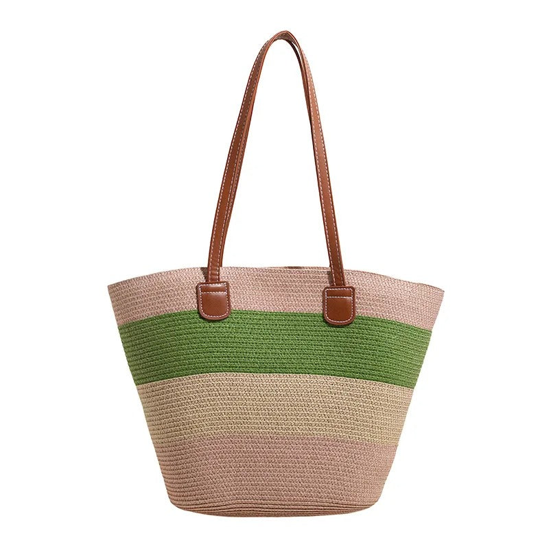 Cora | The Colorful Woven Straw Tote