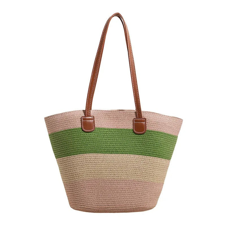 Cora | The Colorful Woven Straw Tote