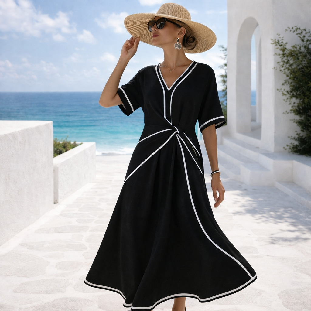 Emma | Striped Summer Dress