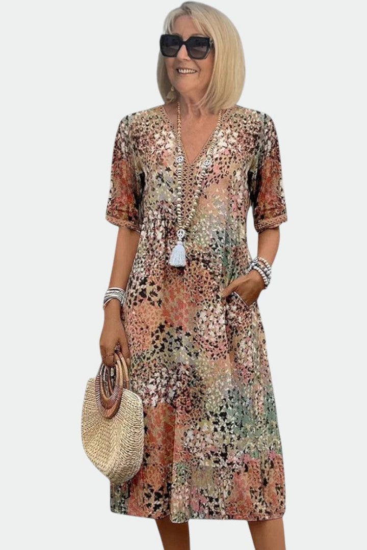 Lena | Lightweight V-Neck Dress