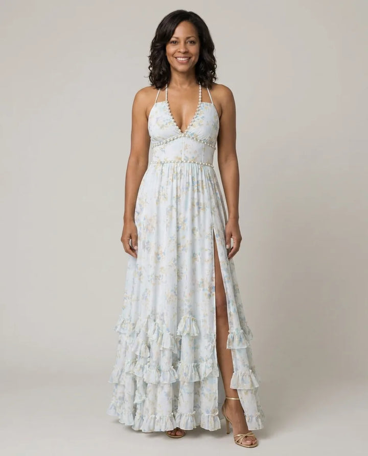 Sienna | Elegante Dress — White