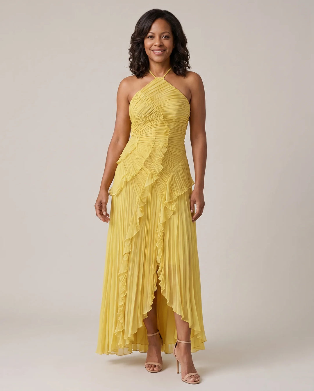 Charlotte | Occasion Dress — Yellow