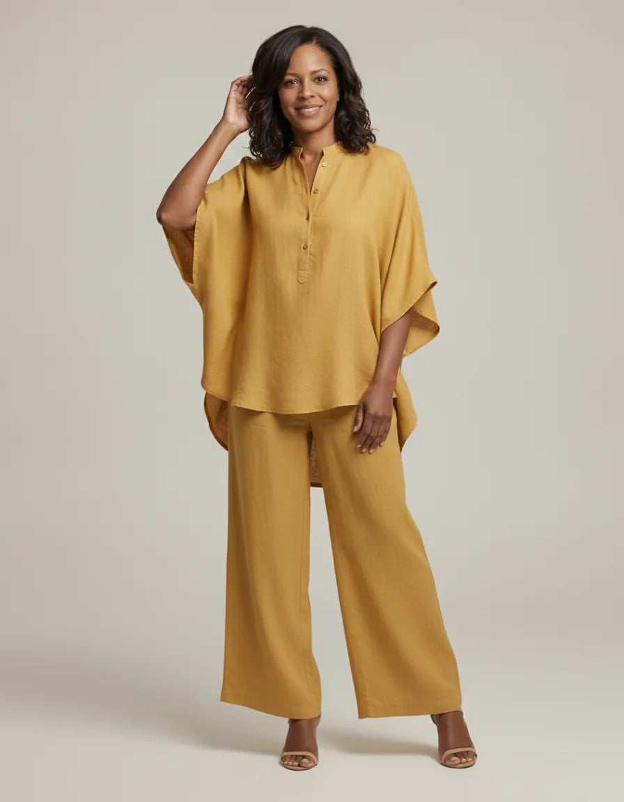 Meet Mariel, the two-piece set that defines effortless elegance and all-day ease. — Yellow