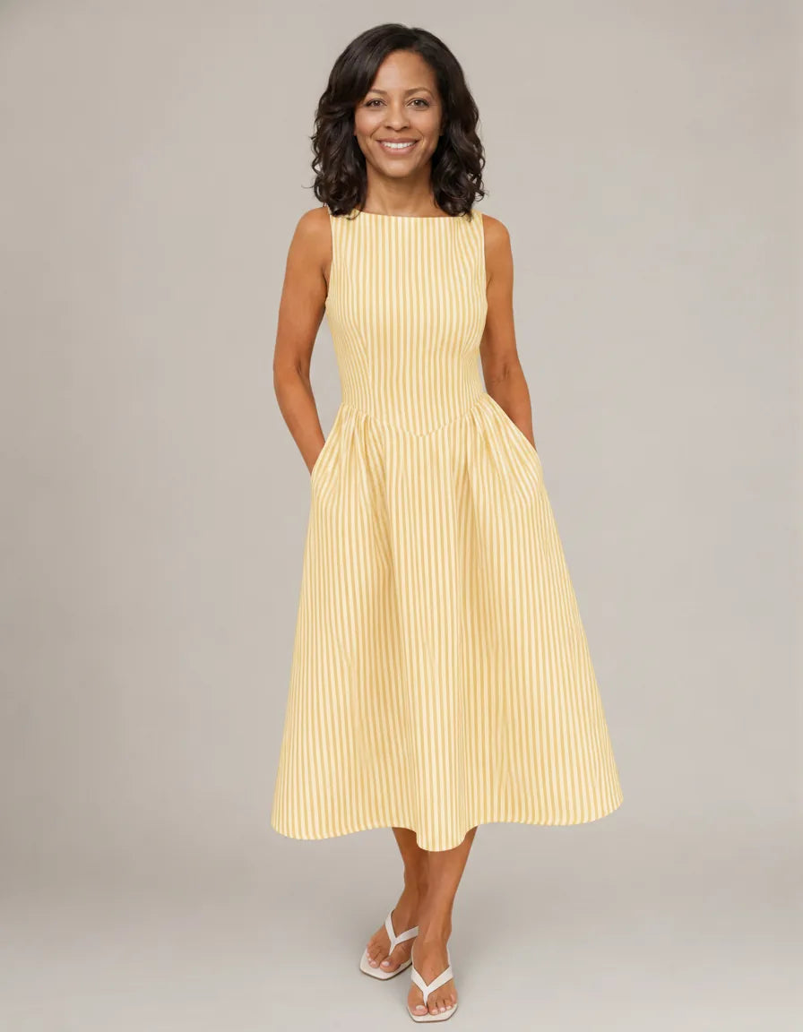 Denise | Maxi Dress — Yellow