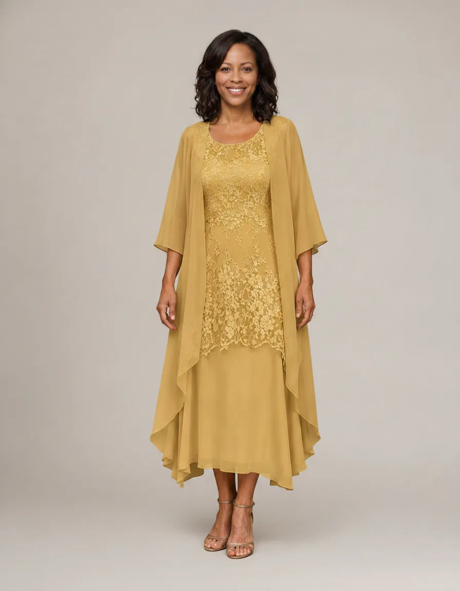Penliah | Elegant Dress — Yellow